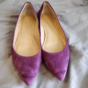 J. Crew Suede Maroon Flats